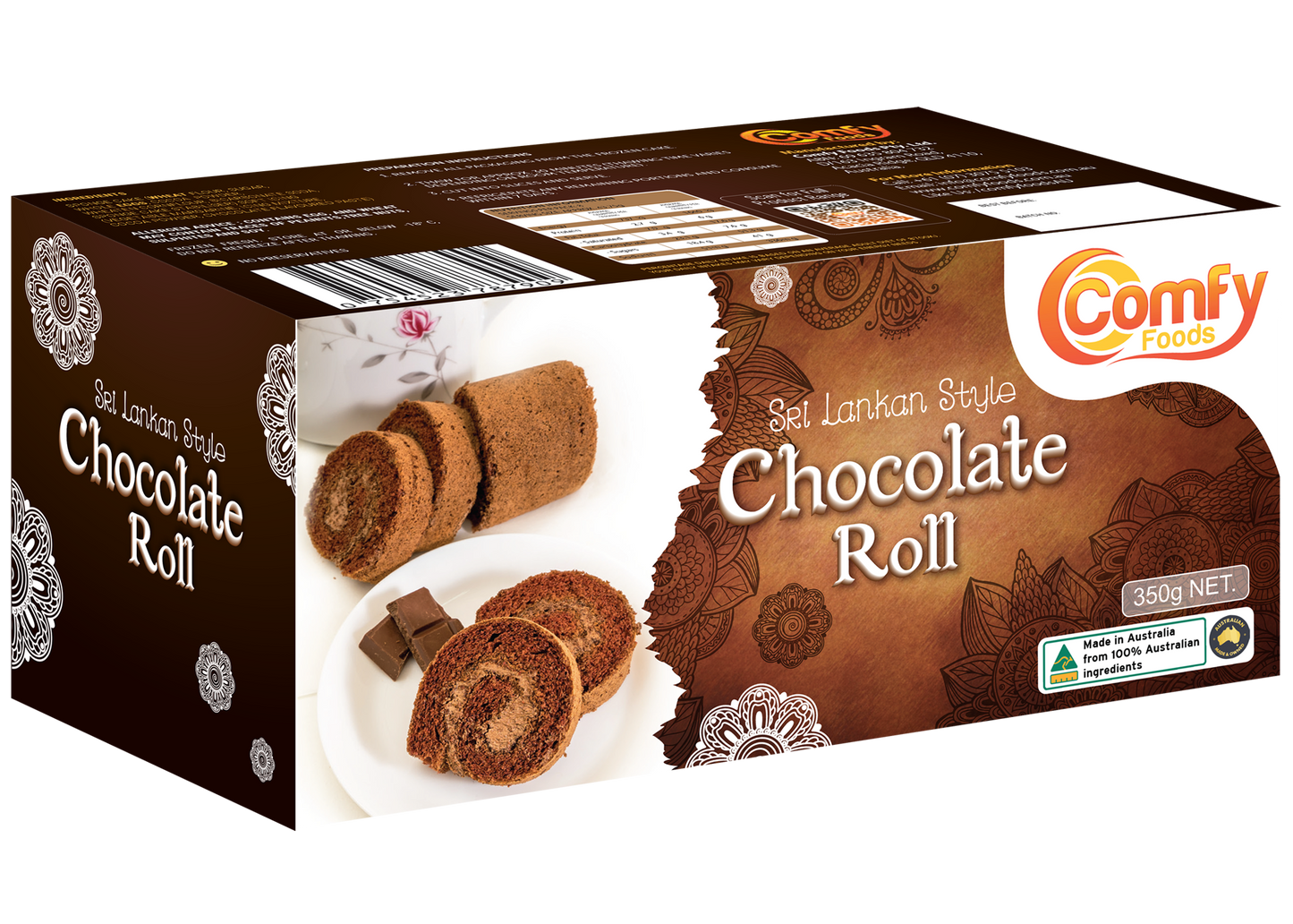 Sri Lankan Style Chocolate Roll