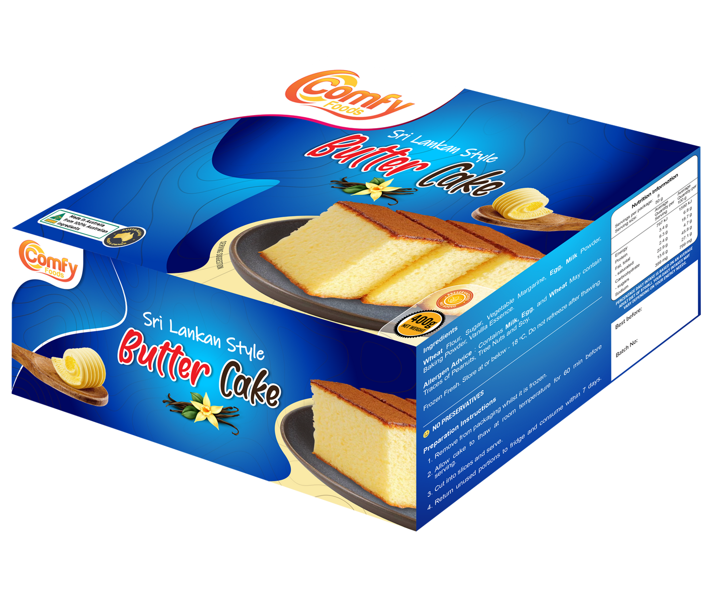 Sri Lankan Style Butter Cake
