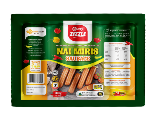 Comfy Zizzle Nai Miris Chicken Sausage